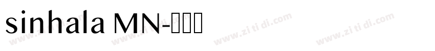 sinhala MN字体转换